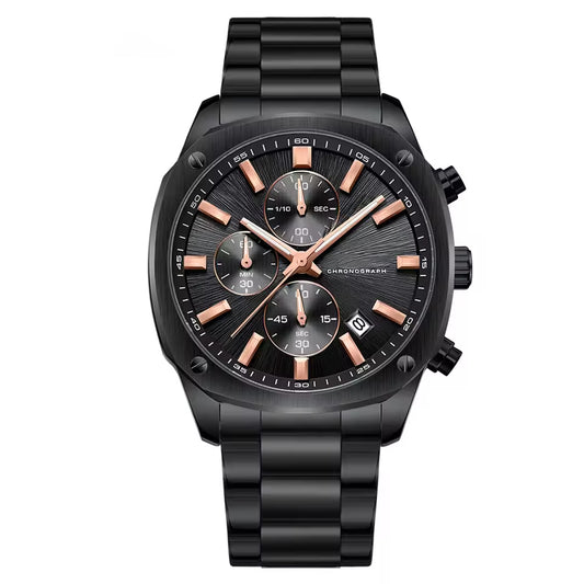 Everose Gold Black Dial